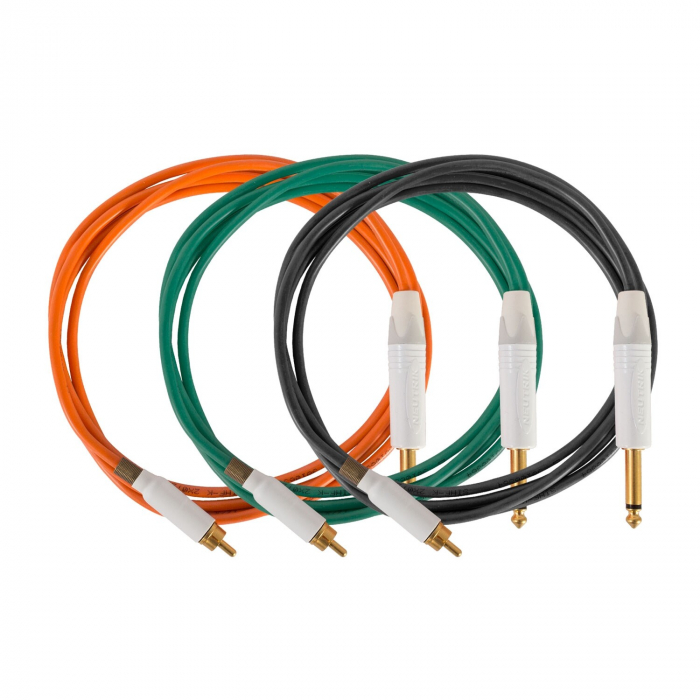 Evolution Cords Cavo RCA dritto in silicone 'Medusa Silicone Range' da 2 m