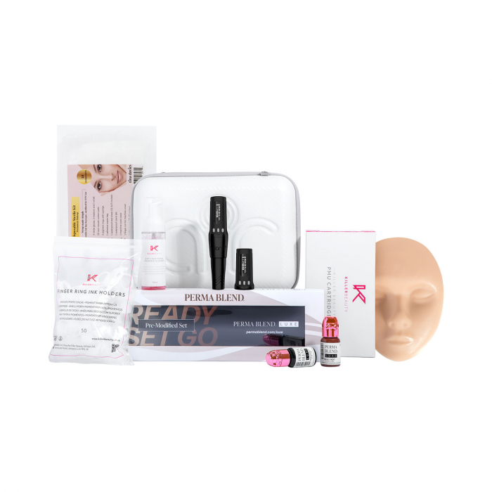 Killer Beauty Training Starter Kit - Macchina wireless con batteria aggiuntiva Corsa da 2,1 mm - Stealth